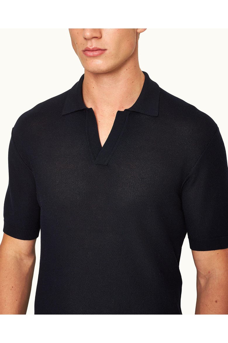 Horton Pique Tailored Fit Mercerised Cotton Polo Shirt, Alternate, color, NIGHT IRIS