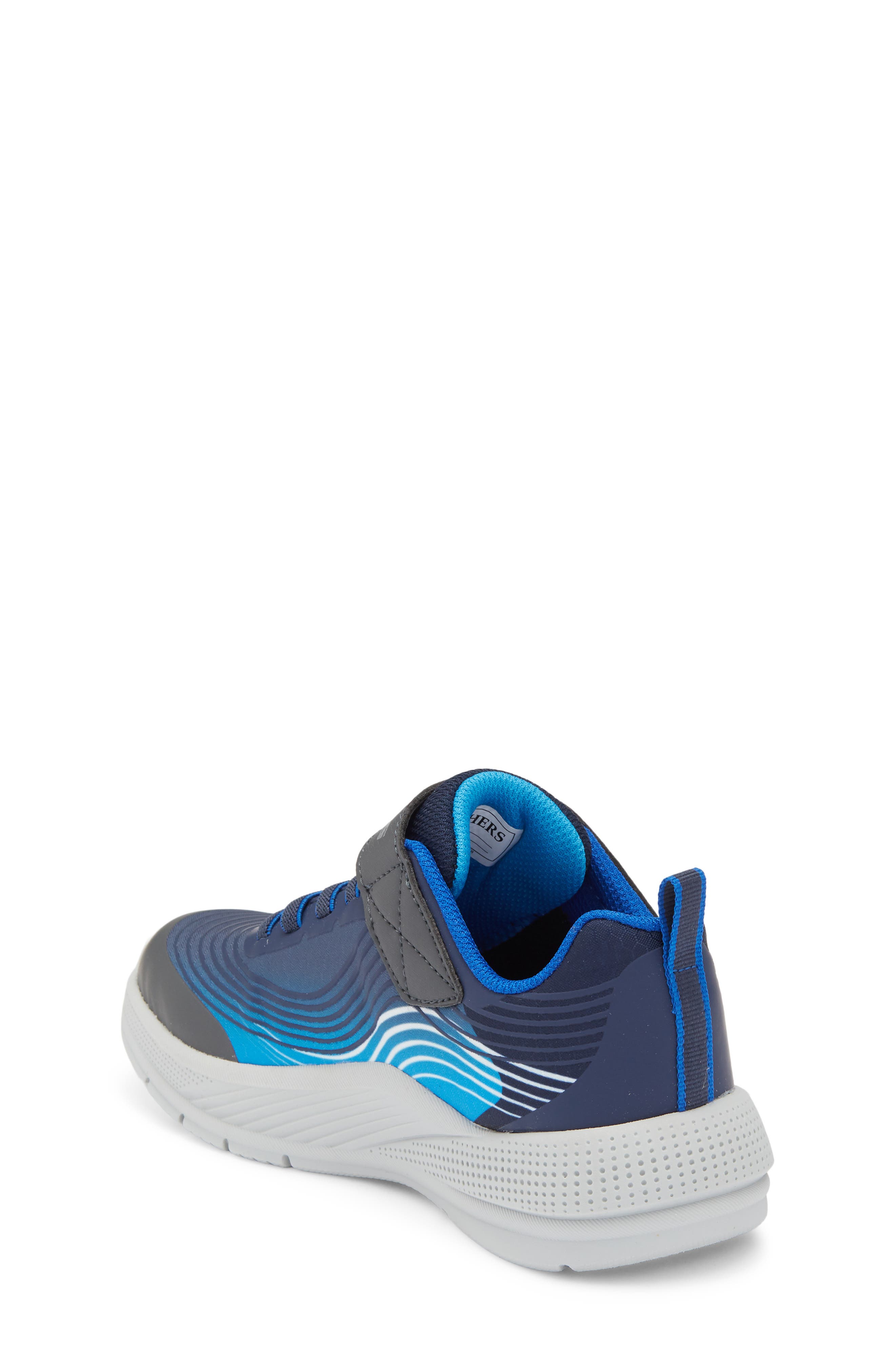 SKECHERS Kids' Microspec Advance Sneaker, Alternate, color, Navy/ Blue