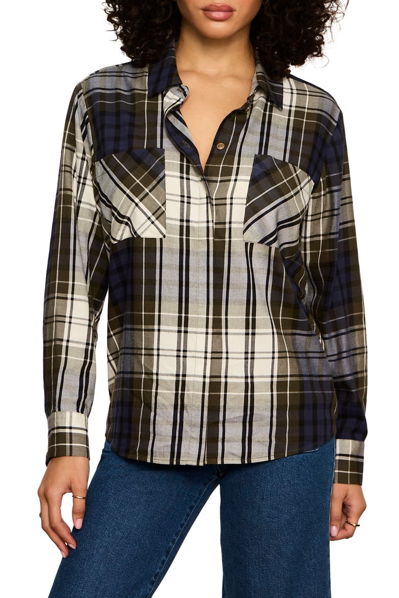 The City Plaid Shirt, Main, color, TRUE GREEN PLAID