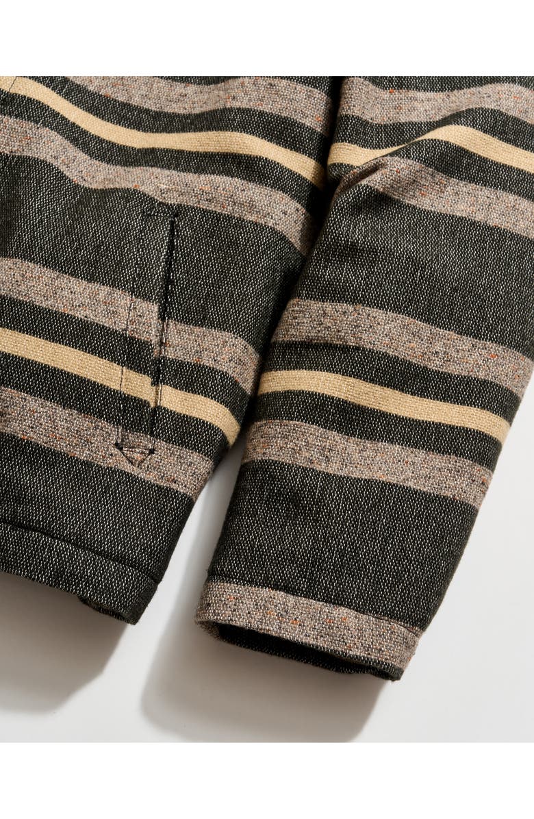 Billy Reid Stripe Woodsman Jacket, Alternate, color, Asphalt Multi