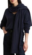 Lauren Ralph Lauren V-Neck Sweater & Scarf