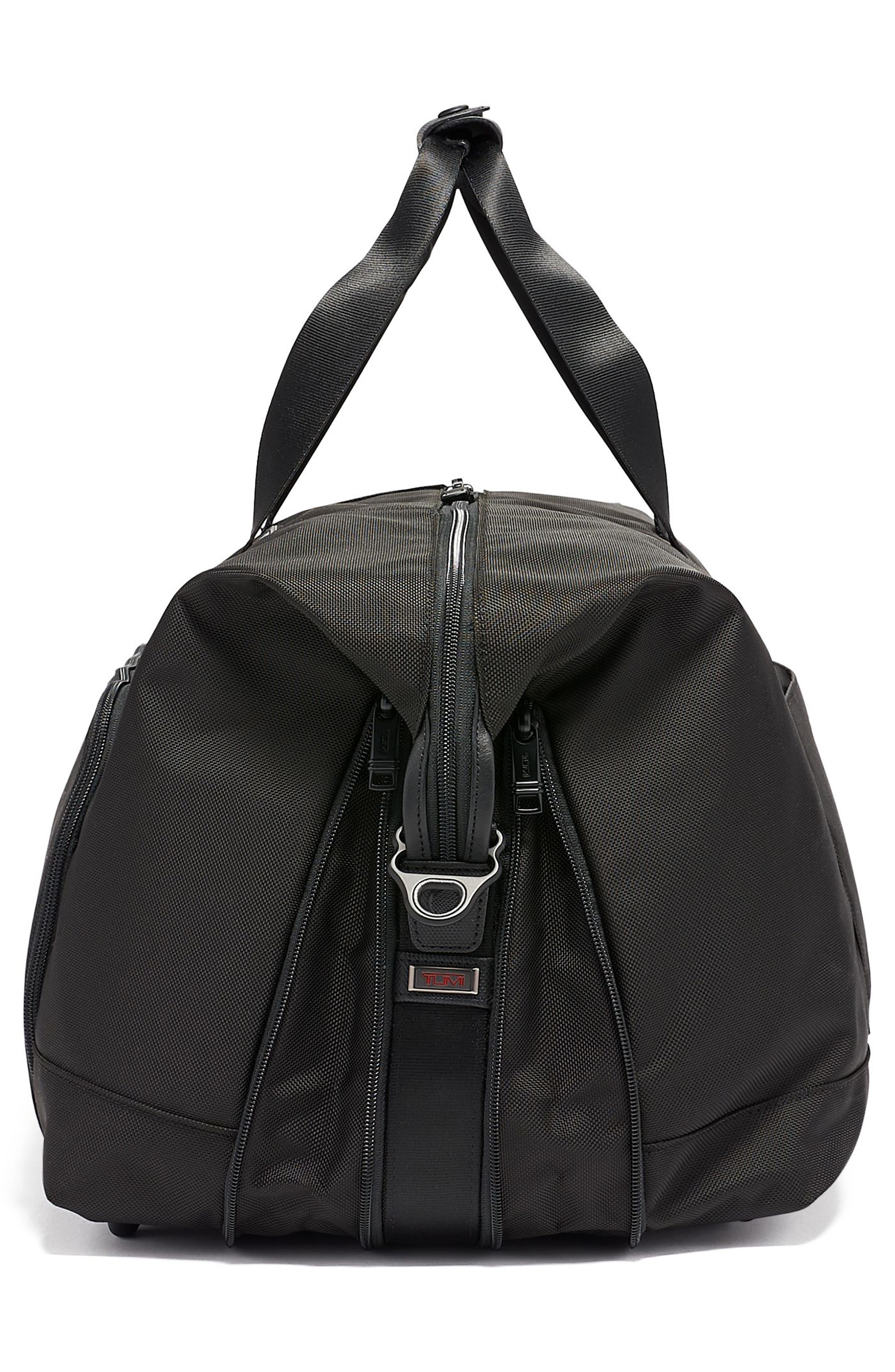 TUMI Alpha 3 Double Expansion Satchel, Alternate, color, Black