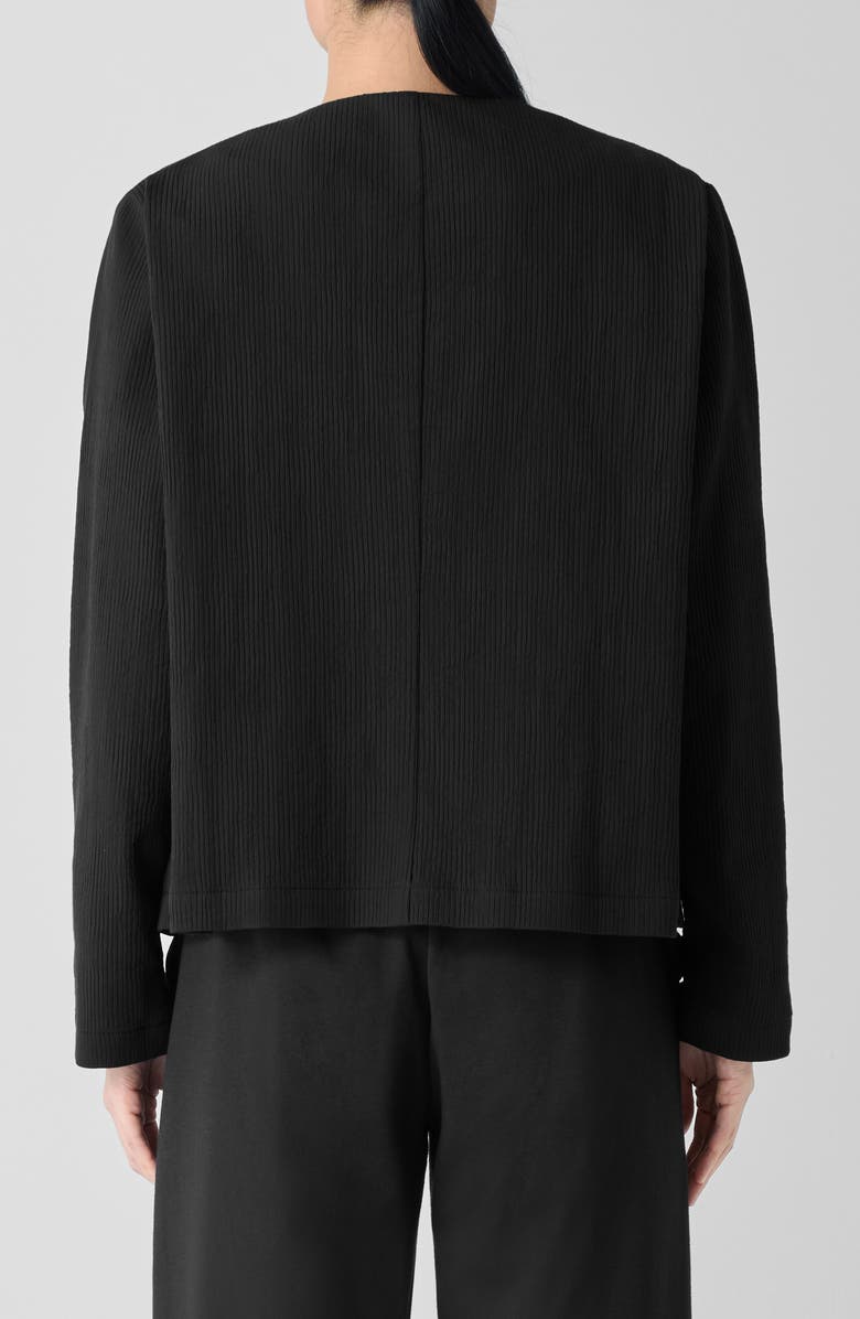 Eileen Fisher V-Neck Organic Cotton Jacket, Alternate, color, 