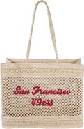 LOGO BRANDS San Francisco 49ers Coastal Tote Bag