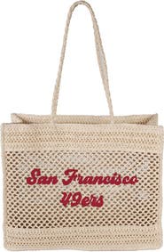 LOGO BRANDS San Francisco 49ers Coastal Tote Bag