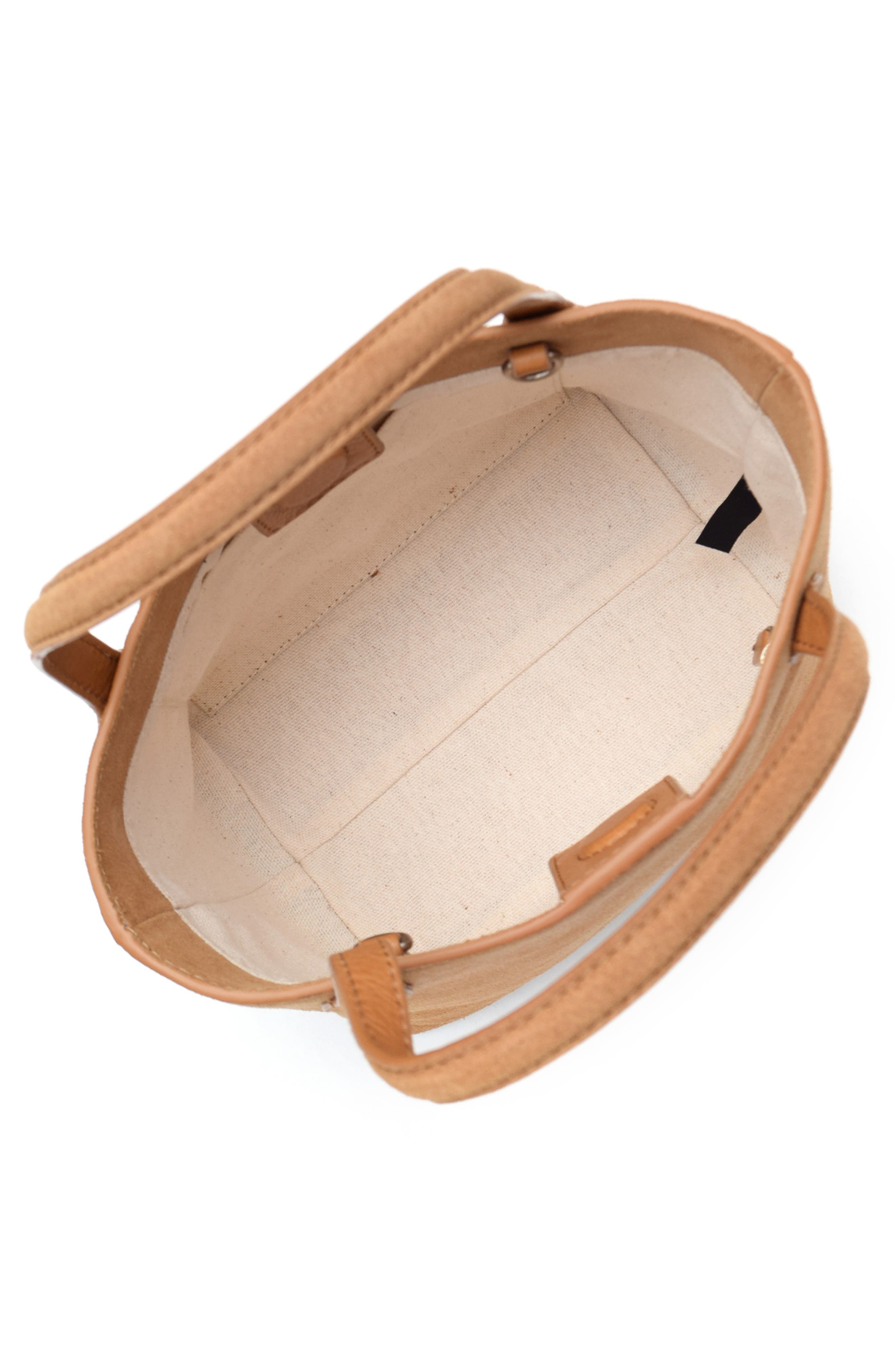 Thacker Asher Suede Crossbody Tote, Alternate, color, Hazelnut