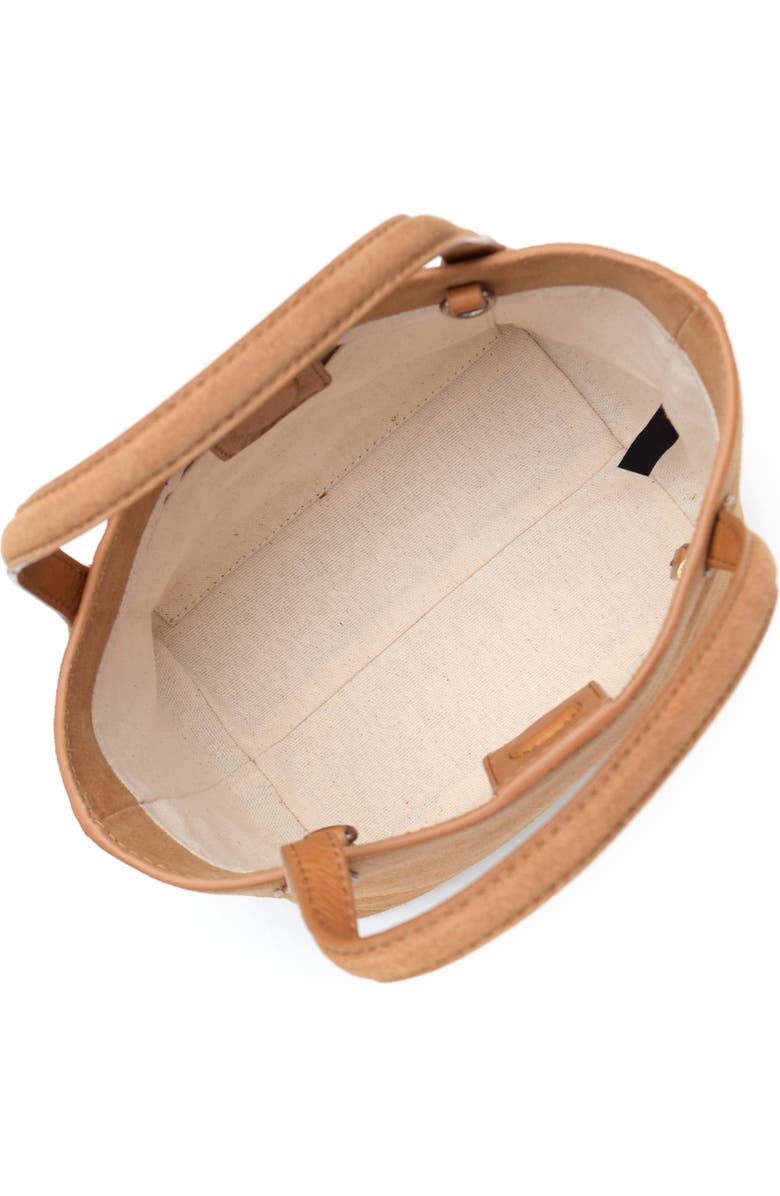 Thacker Asher Suede Crossbody Tote, Alternate, color, Hazelnut