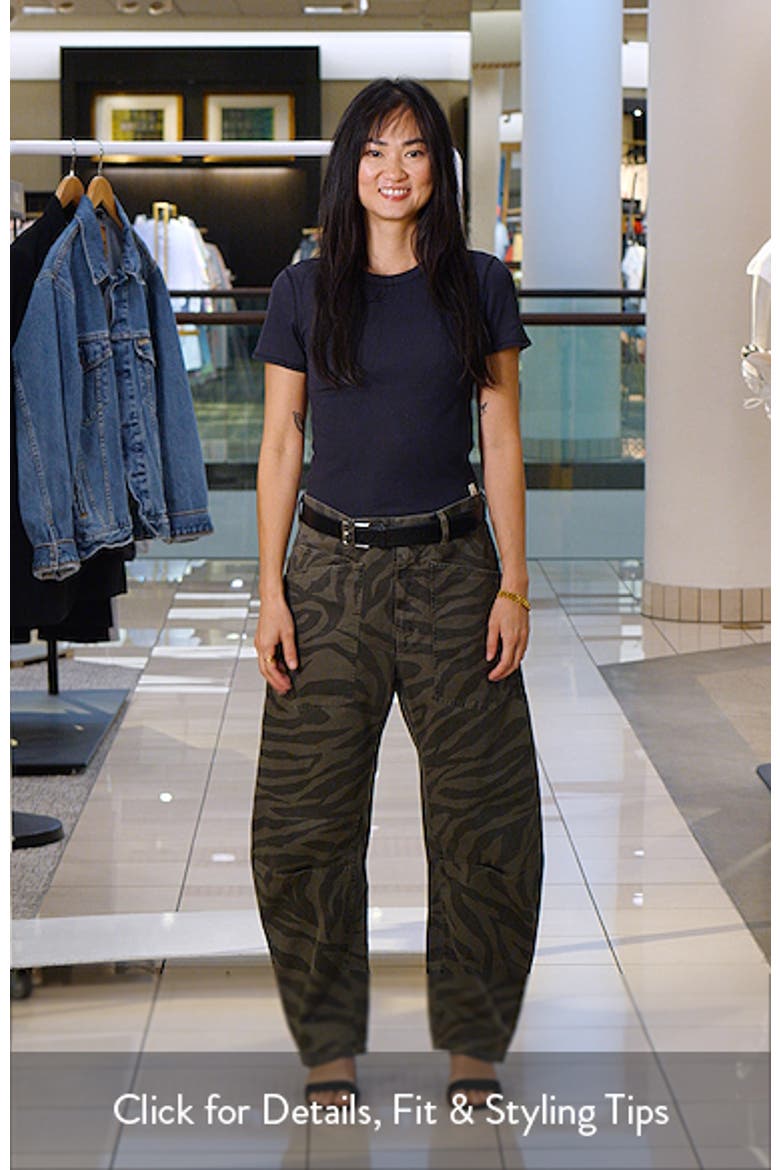 Shon Tiger Stripe Stretch Cotton Pants video