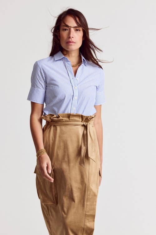 The Shirt By Rochelle Behrens The Short Sleeve Shirt In Multi