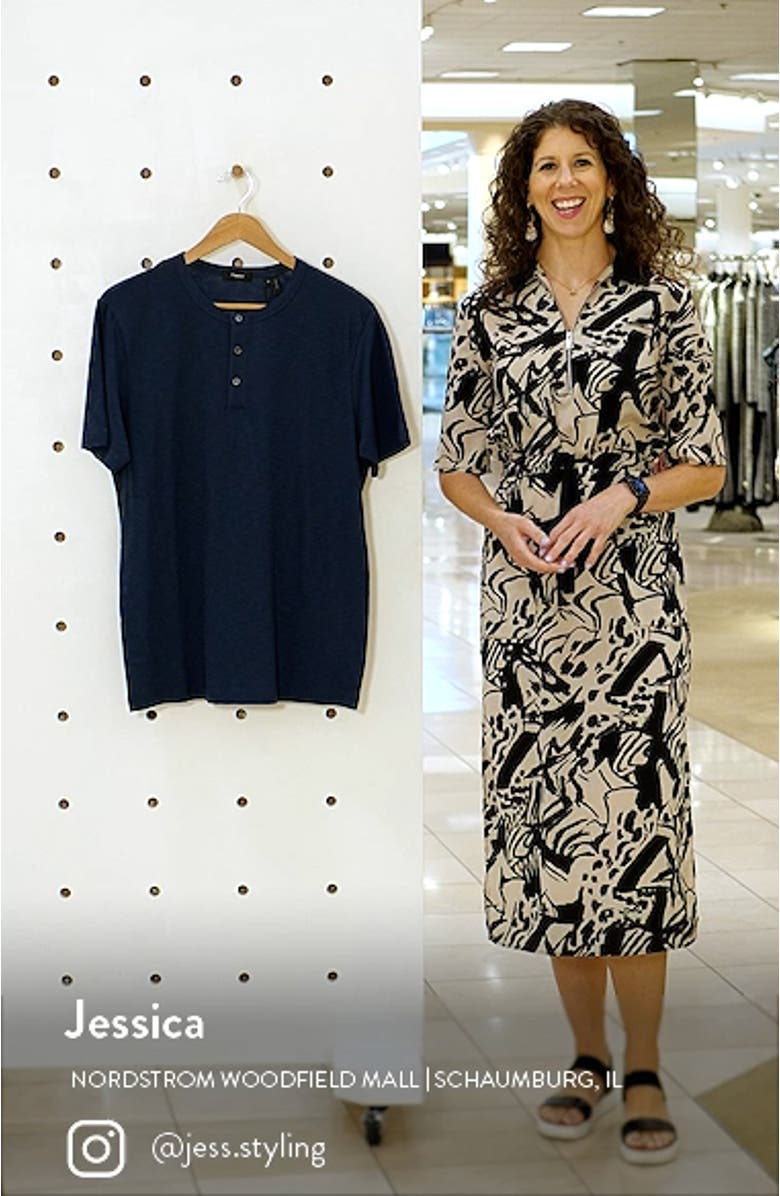 Regular Fit Slub Henley T-Shirt, sales video thumbnail