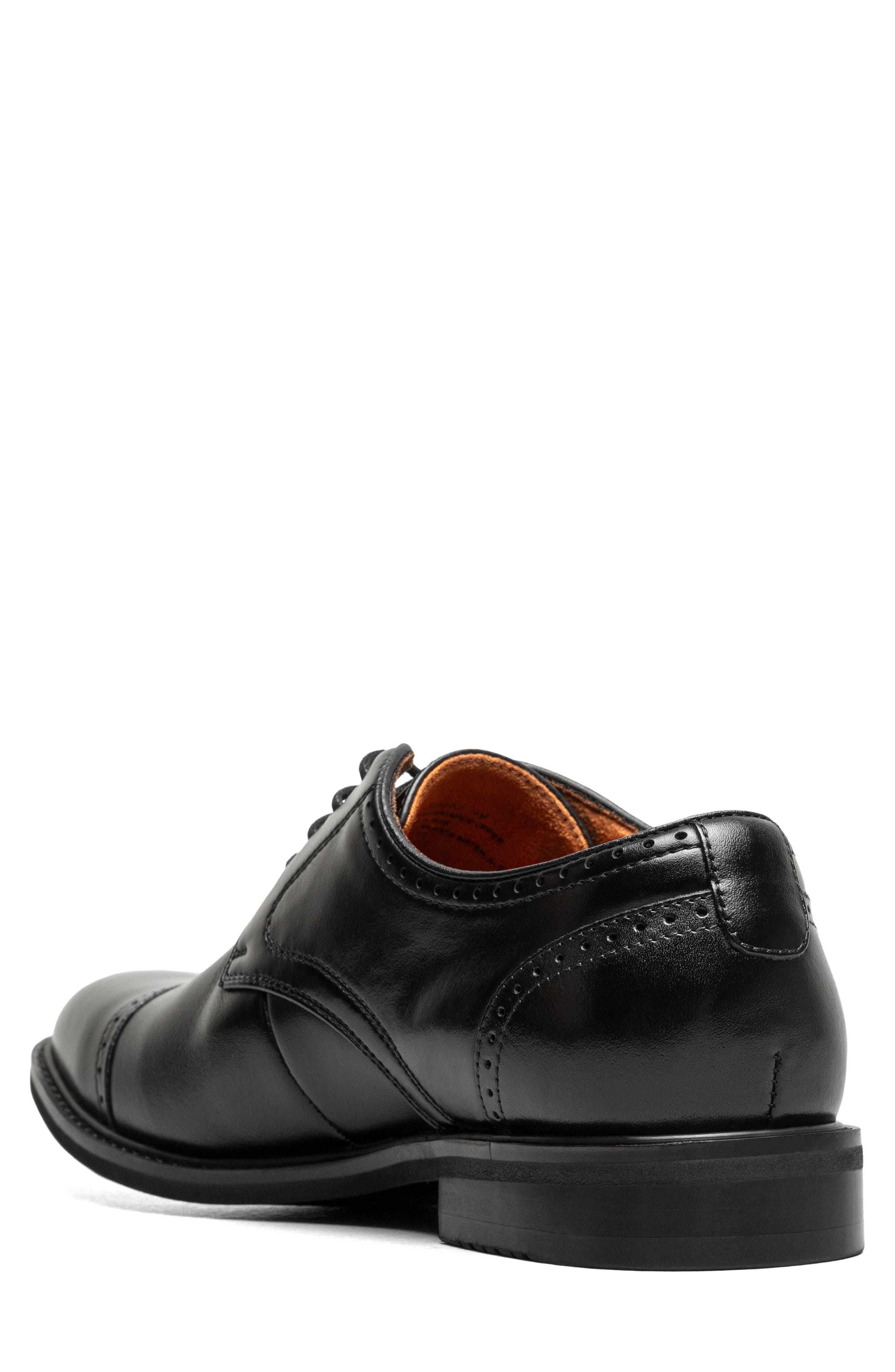 Stacy Adams Bailey Cap Toe Derby, Alternate, color, Black