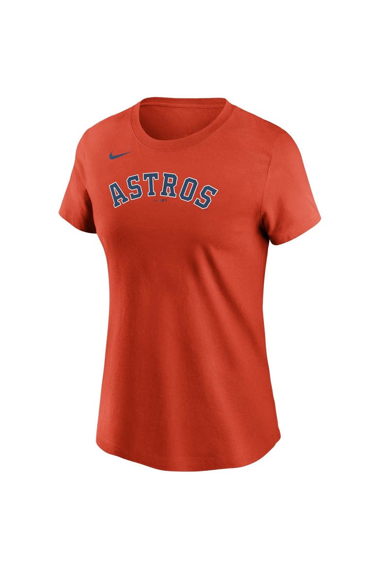 Women's Nike Jose Altuve Orange Houston Astros Name & Number T-Shirt, Alternate, color, Orange