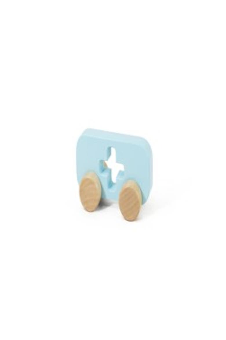 Little Ambulance, Durable Wooden Play Vehicles for Toddlers, Alternate, color, Blue