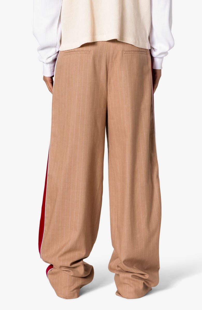 mnml Pinstripe Velveteen Accent Pants, Alternate, color, 