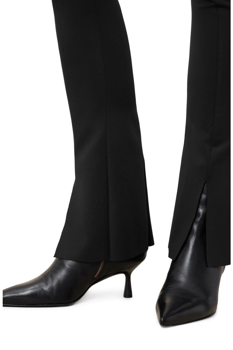 Ryla Slit Hem Flare Cuffs, Alternate, color, BLACK