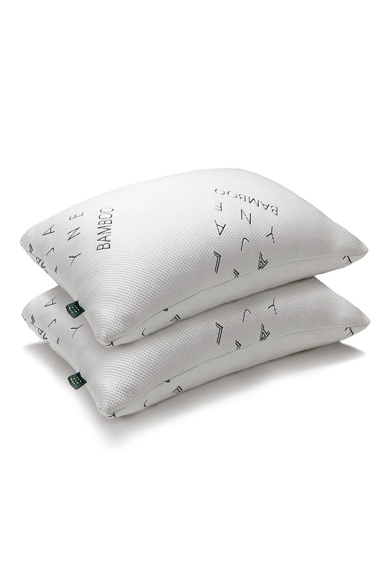 Mattress Protector & Shredded Memory Foam Pillow Set, Alternate, color, WHITE