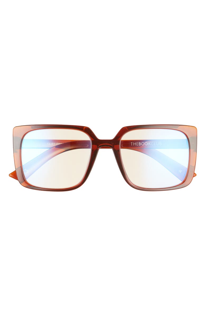 The Book Club Fairy Droppings 53mm Blue Light Blocking Reading Glasses, Main, color, 