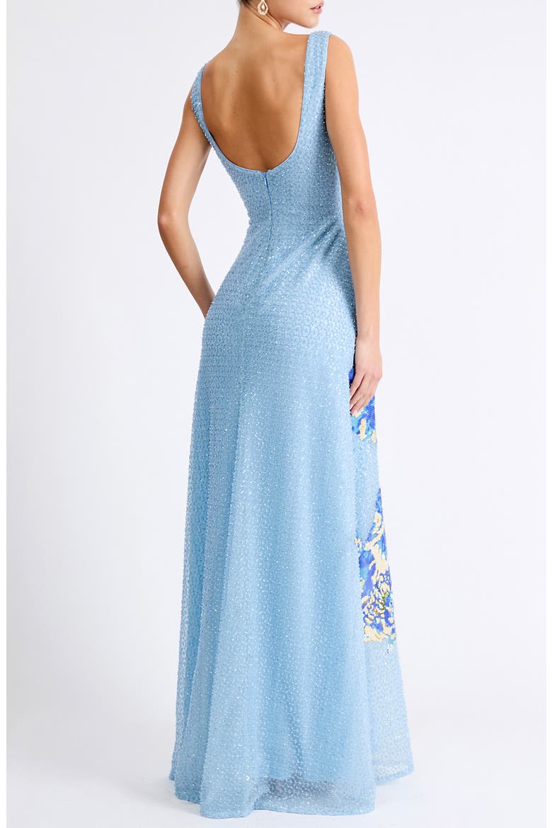 Jackie Beaded Gown, Alternate, color, BABY BLUE