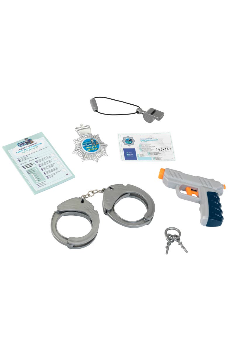 Police Costume 7 Piece Set, Alternate, color, Blue