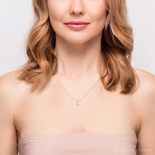 Bliss Diamond 1ct Solitaire Round Cut Diamond Pendant 3-prong Necklace Lab Grown In Gold