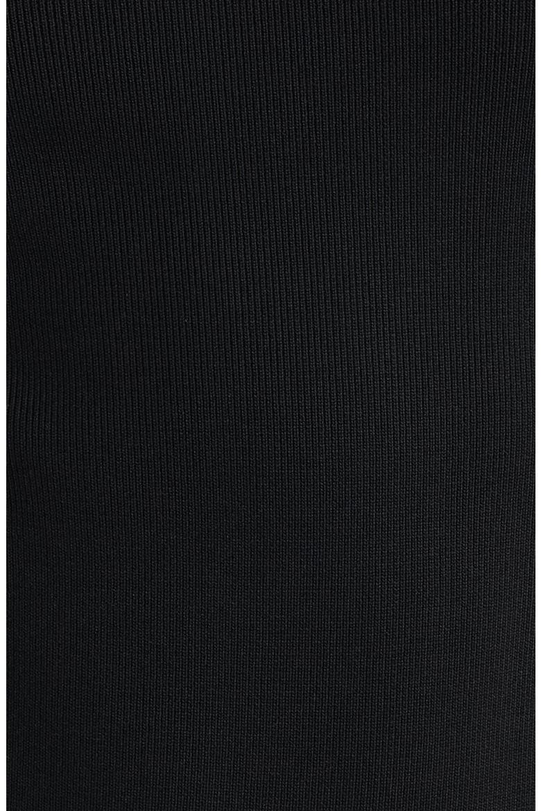 The Ambrio Bateau Neck Long Sleeve Maxi Dress, Alternate, color, NOIR / BRULE