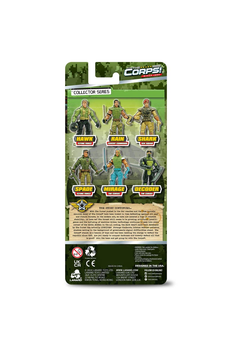The Corps! Soldier Of Honor 3 Pack Action Figures, 3+, Alternate, color, Multicolored