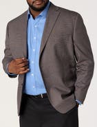 Michael Kors Big & Tall Tonal Houndstooth Sport Coat