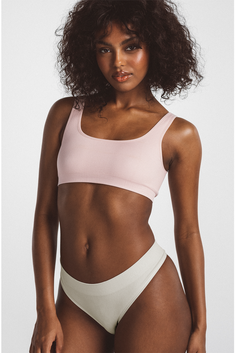 Low Hide Thong, Alternate, color, Cream