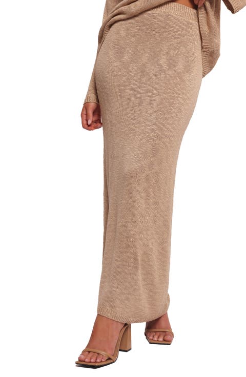 Indya Knit Maxi Skirt