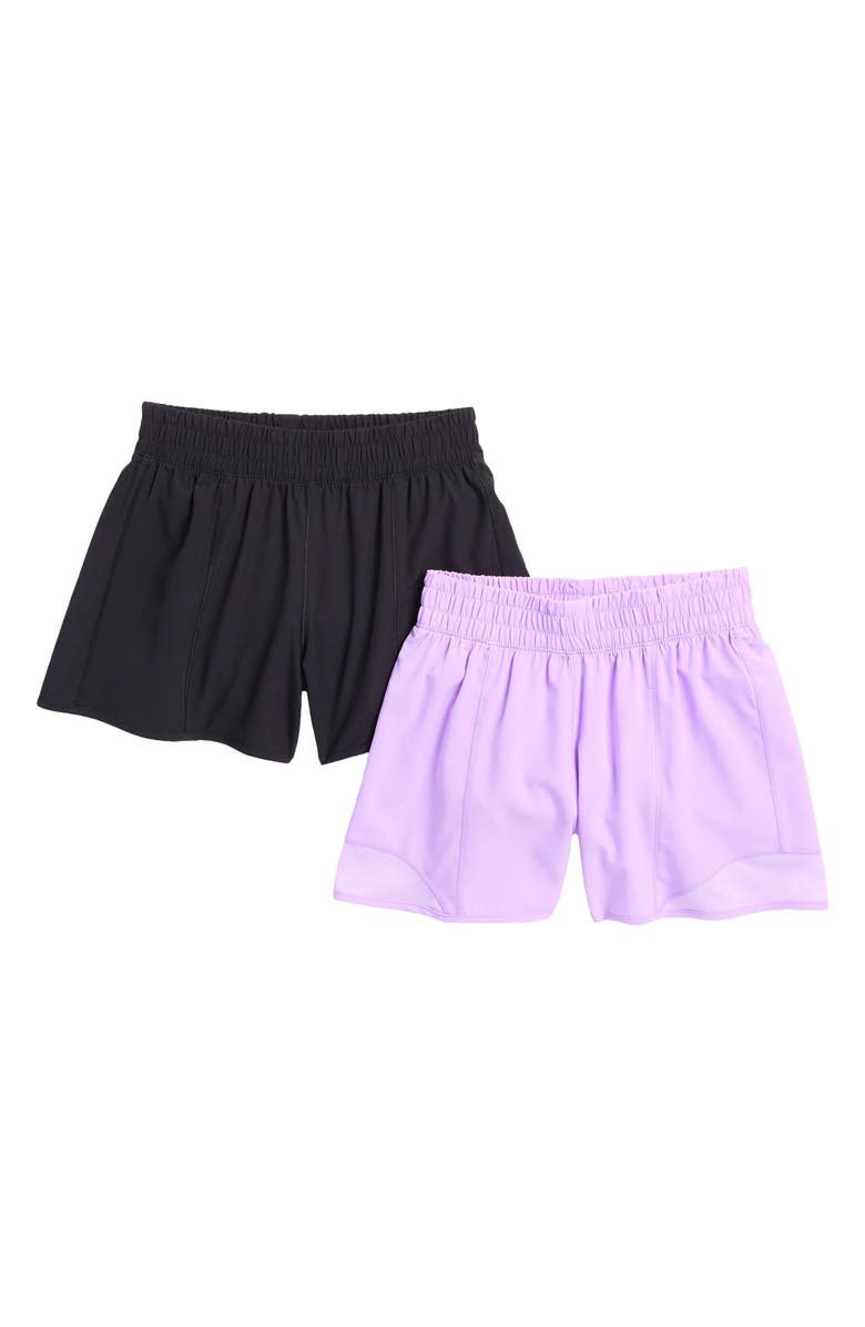 90 DEGREE BY REFLEX Kids' 2-Pack Mesh Shorts, Main, color,
