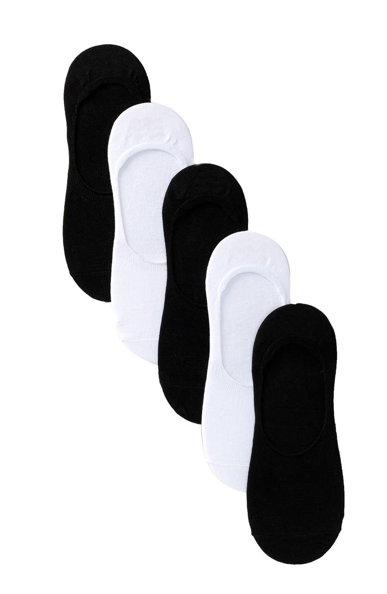 FREE PRESS 5-Pack Sneaker Liner Socks, Main, color, 