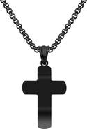 EDFORCE Polished Cross Pendant Necklace