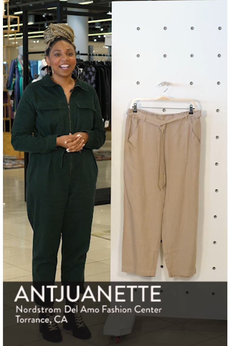 Lantern Twill Ankle Pants video