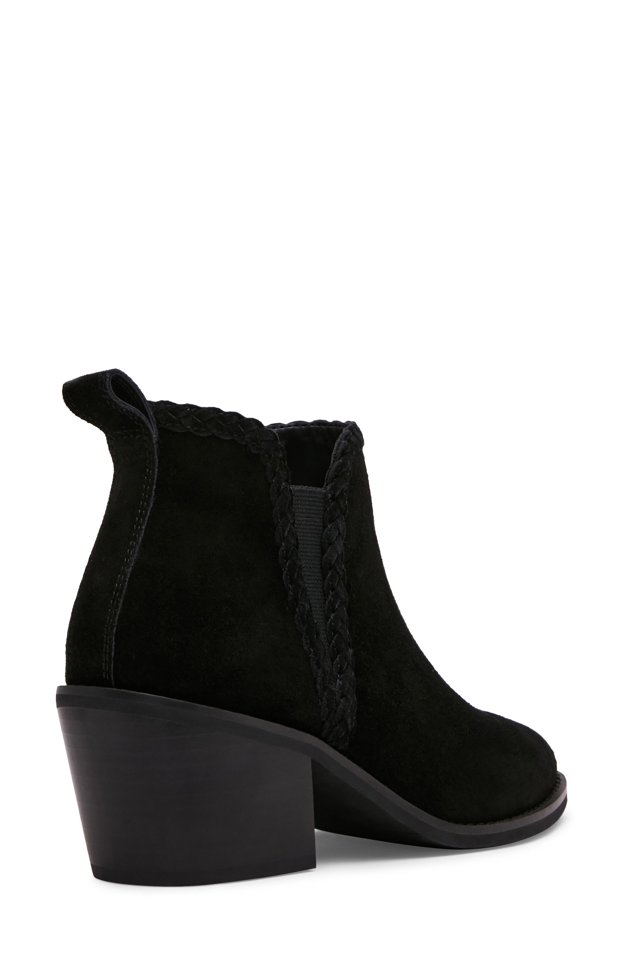 Temple Waterproof Ankle Bootie, Alternate, color, BLACK SUED