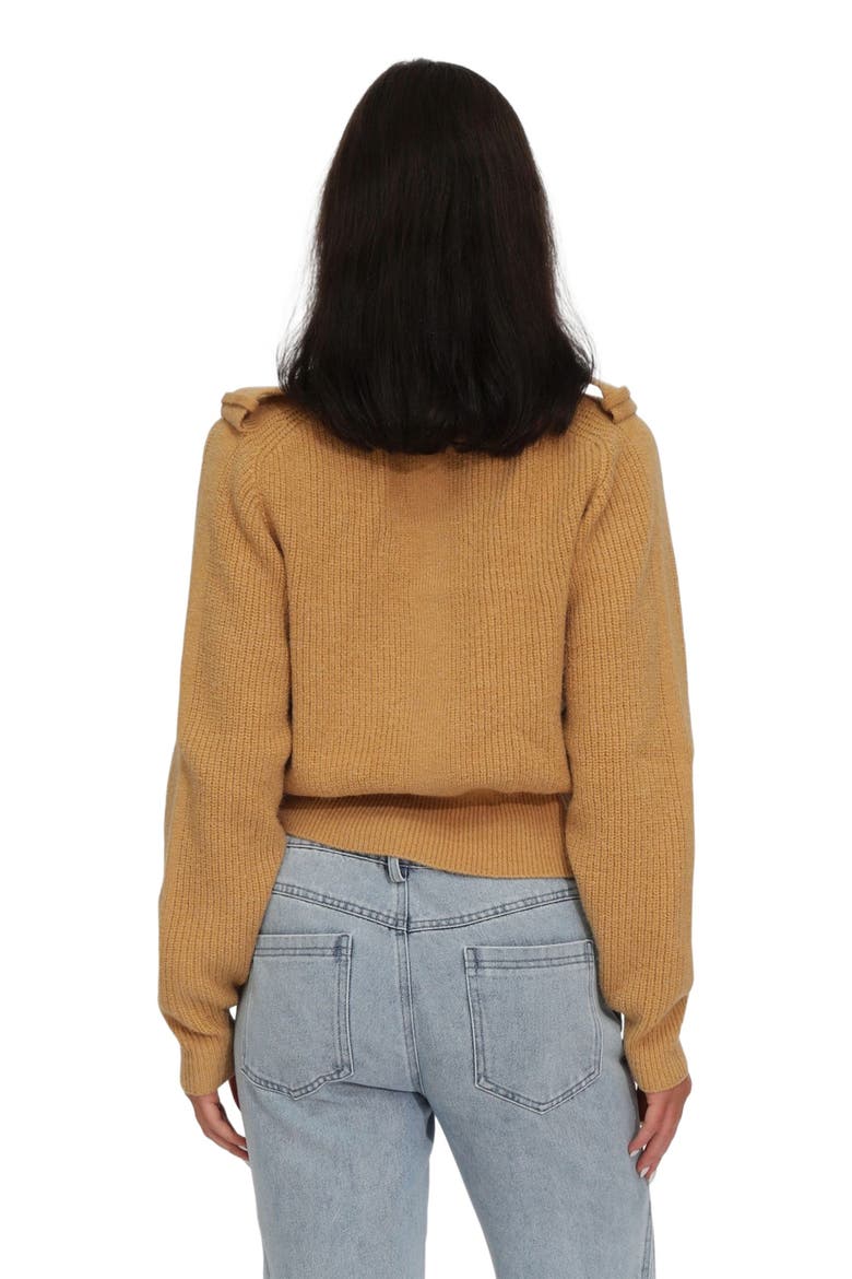 Lost & Found Knitted Sweater, Alternate, color, Camel