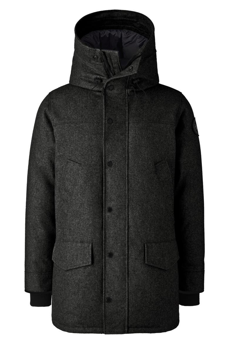 Langford Windproof 625-Fill Power Wool Blend Parka (Men) | Nordstrom