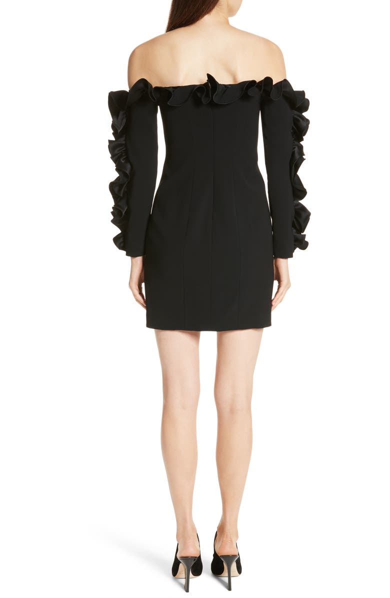 Cinq à Sept Rosemarie Ruffle Off the Shoulder Dress, Alternate, color,