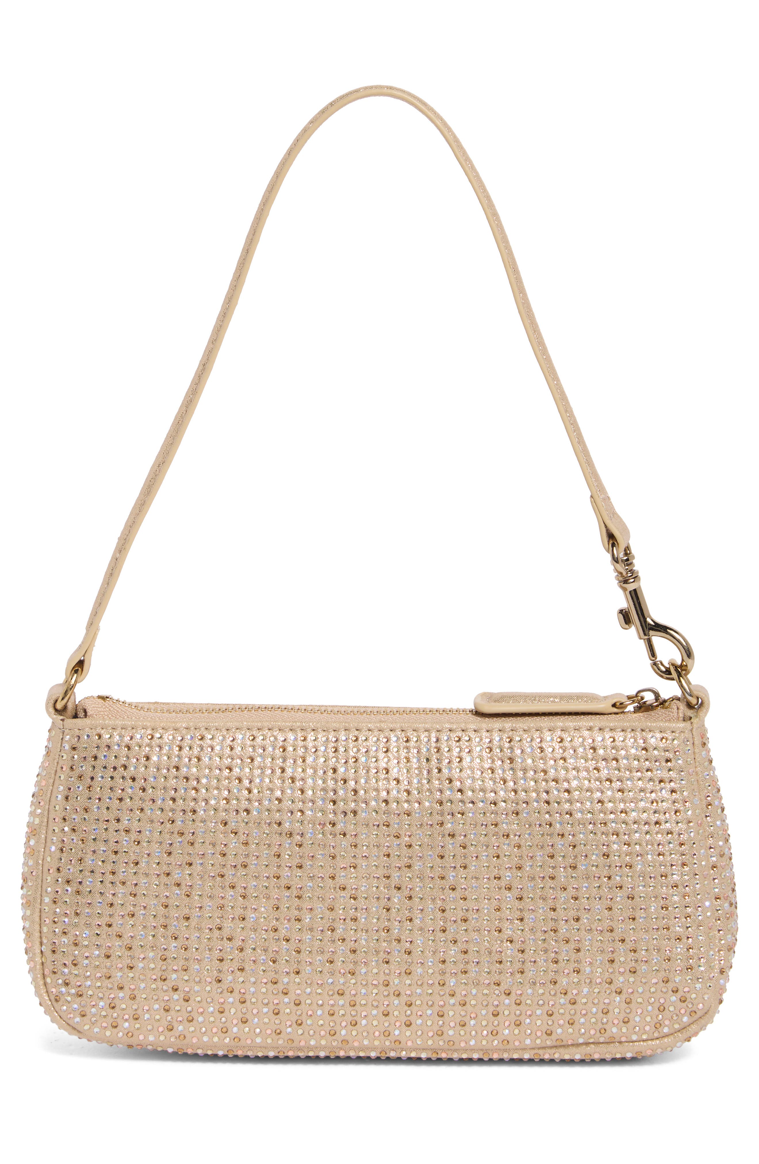 Small Highgate Crystal Baguette, Alternate, color, GOLD