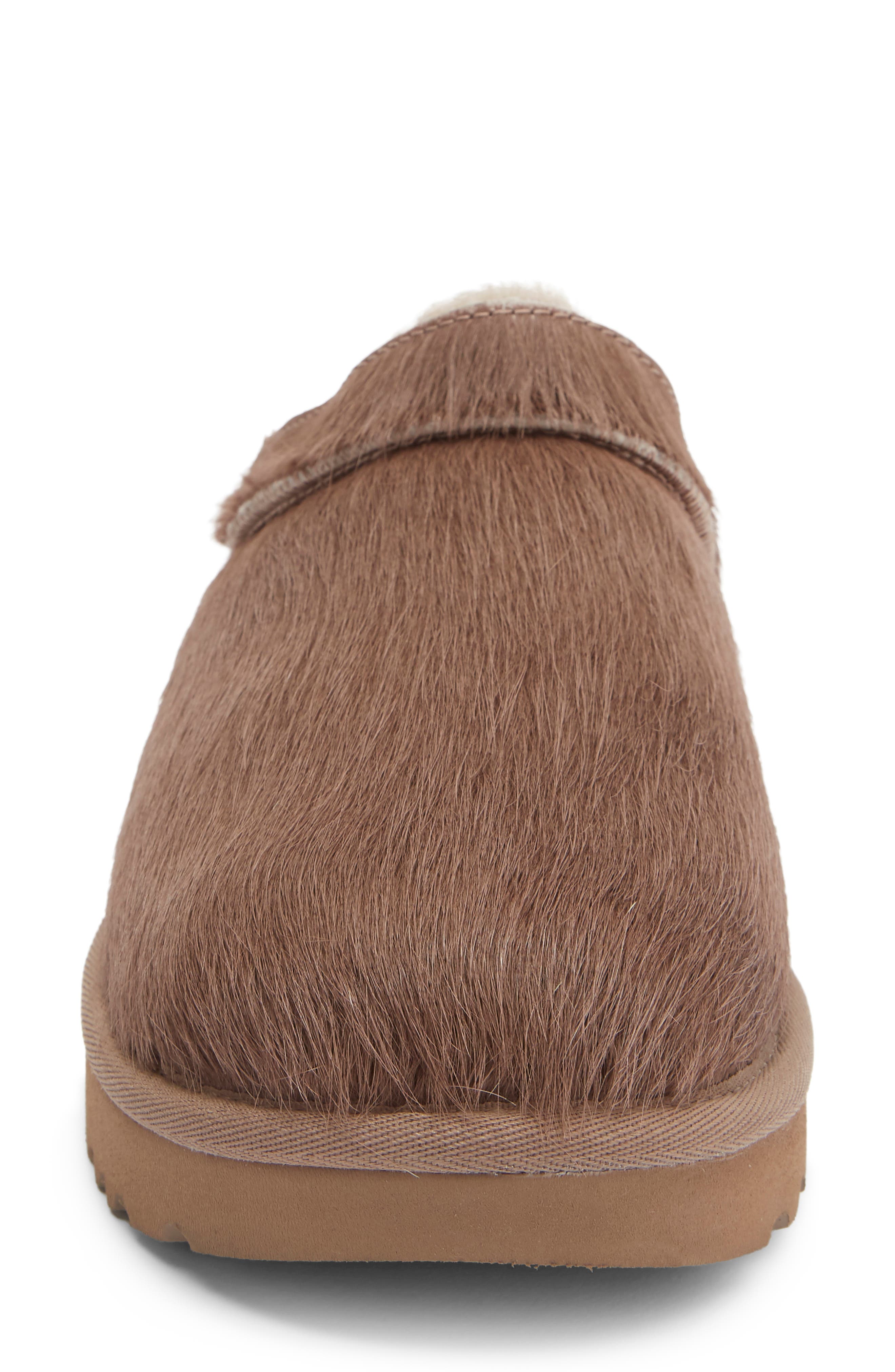 Classic Micro Calf Hair Slipper, Alternate, color, CARIBOU