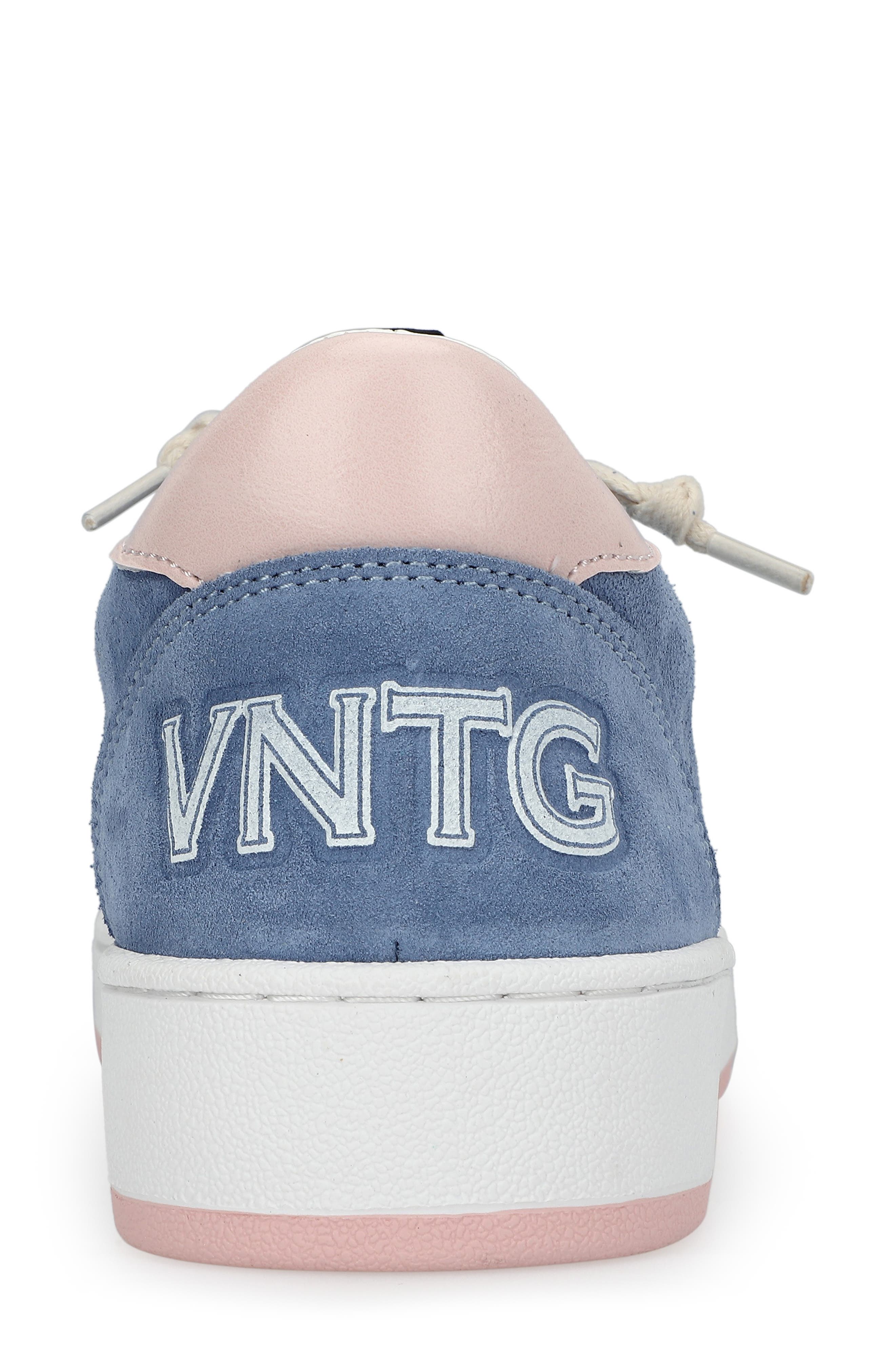 Vintage Havana Denisse Genuine Calf Hair Sneaker, Alternate, color, Blue Suede