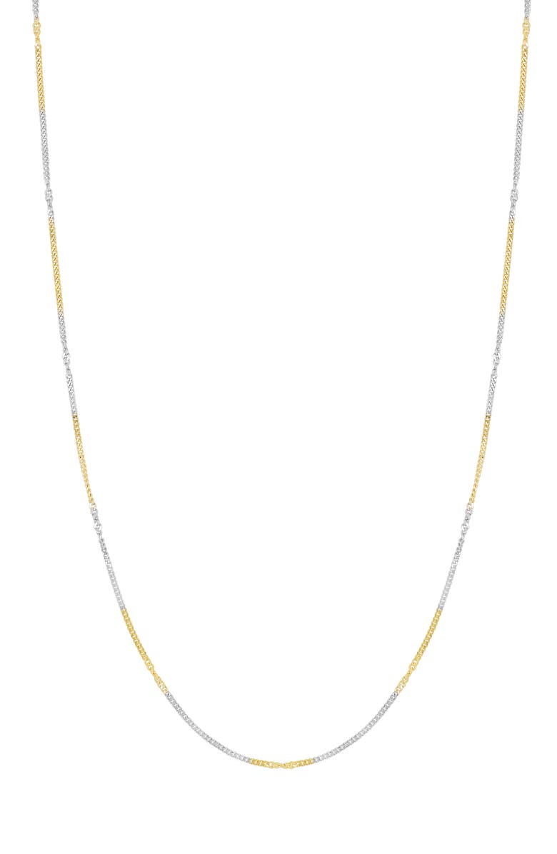 Bony Levy Two-Tone 14K Gold Chain Necklace, Main, color, 14K Yellow/ White Gold