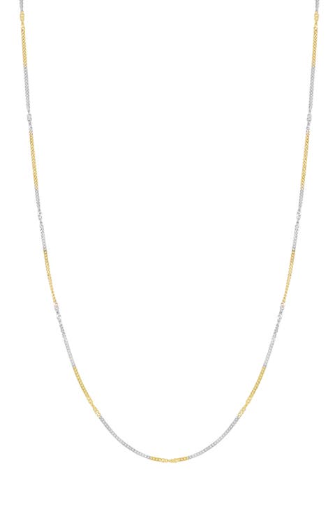 Two-Tone 14K Gold Chain Necklace (Trunk Show Exclusive)