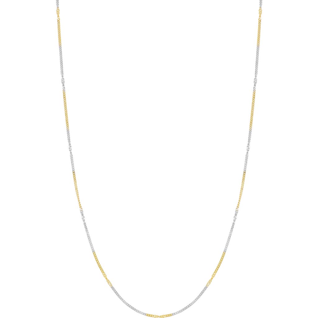 Bony Levy Two-tone 14k Gold Chain Necklace In Gold