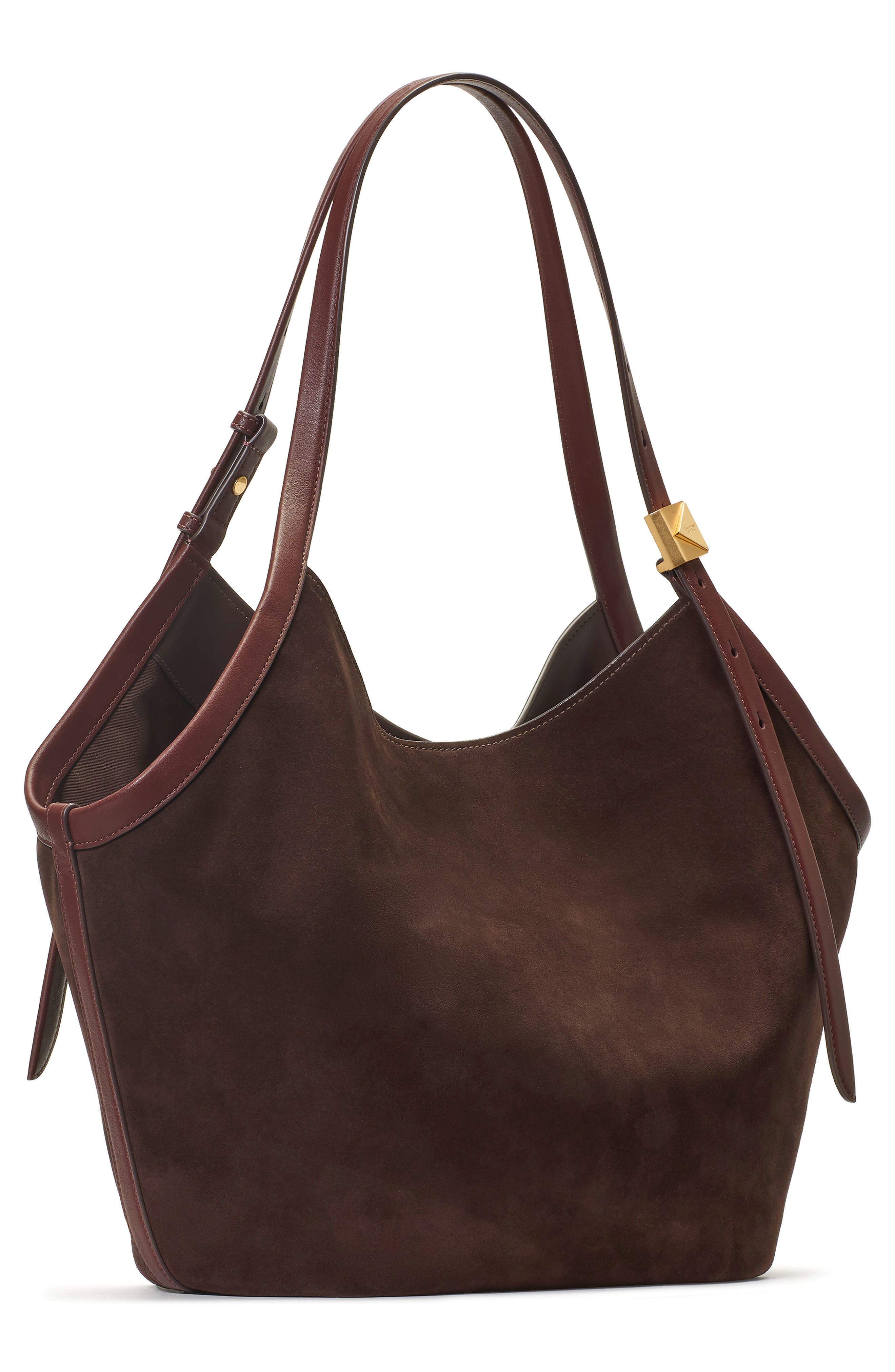 Kate Spade New York deco suede tulip tote, Alternate, color, 