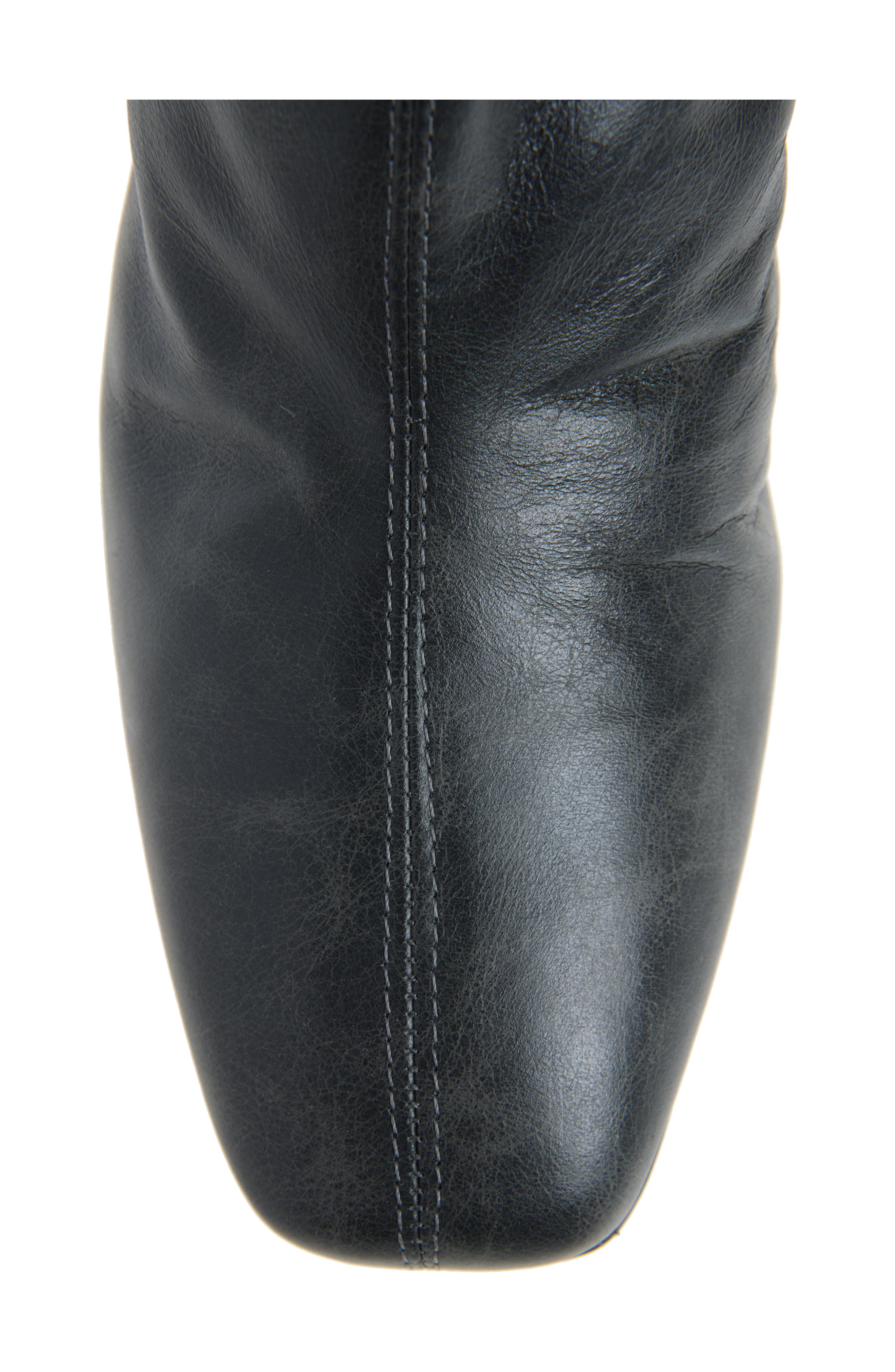 Darya Leather Ankle Bootie, Alternate, color, BLACK LEATHER