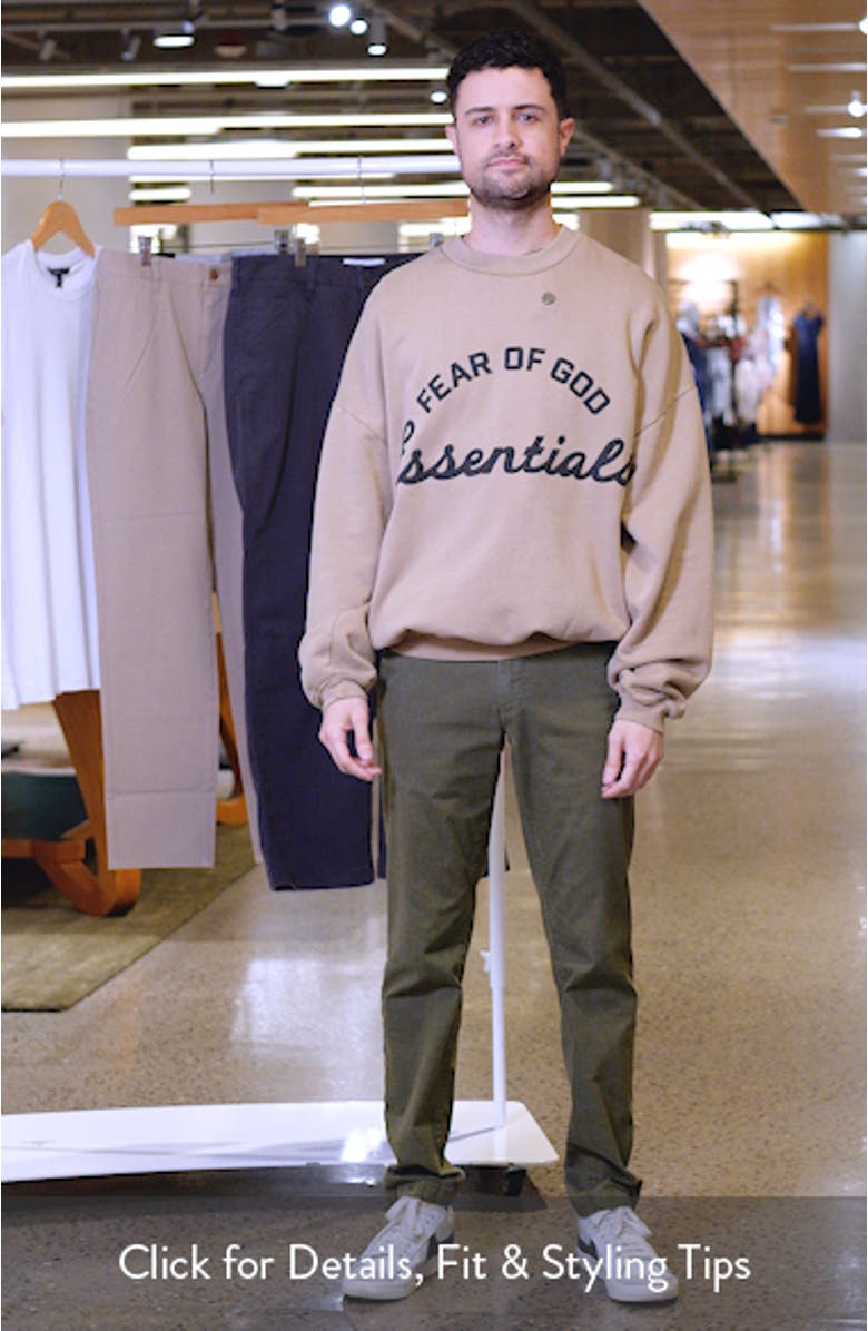 '90s Fit Training Logo Crewneck Sweatshirt, sales video thumbnail