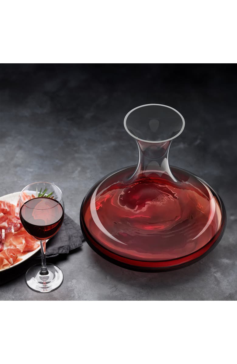 FINAL TOUCH Revolve Revolving Wine Decanter, Alternate, color, Clear