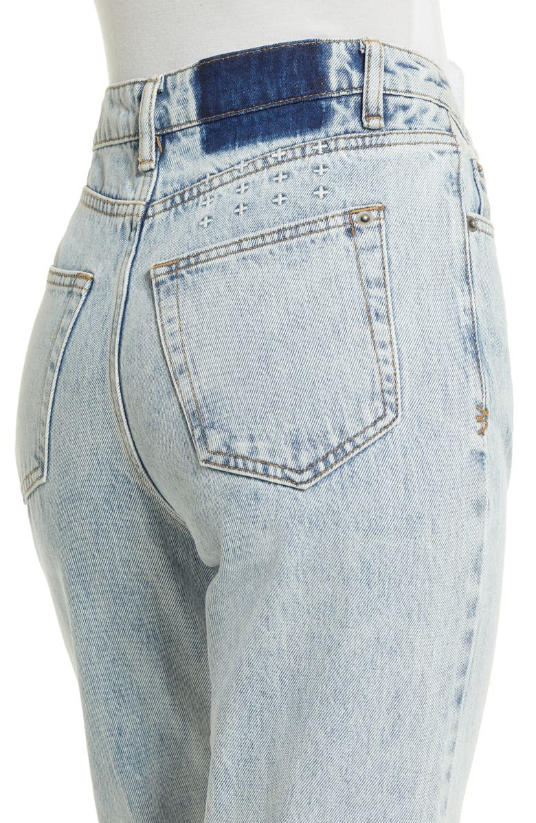 Ksubi Pointed Muse Ripped Straight Leg Jeans, Alternate, color,