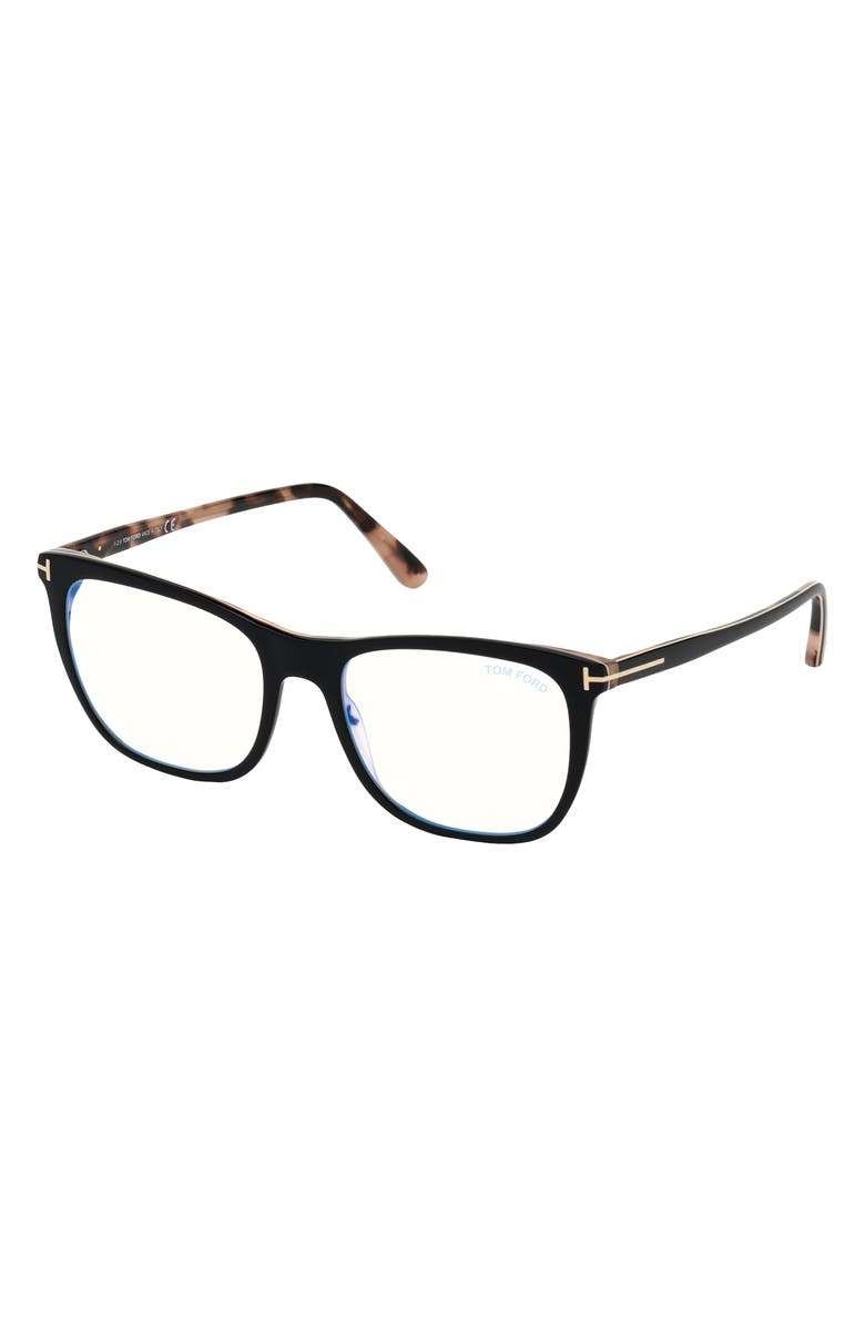 TOM FORD 54mm Blue Light Blocking Glasses, Alternate, color, 