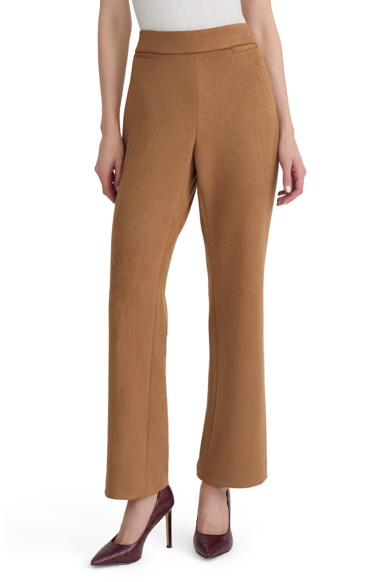 Pull-On Bootcut Pants, Main, color, CARAMEL